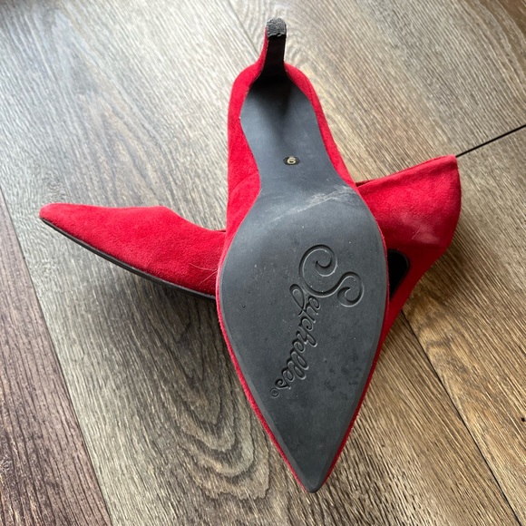 Seychelles red suede heels - Picture 2 of 3